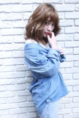 ミディアム 💈Chlom💈_ 公式_NewOpenのヘアスタイル