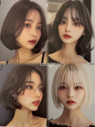 ミディアム すずき もゆのヘアスタイル