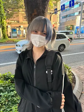 ミディアム カラー ミユル/ ブリーチカラー🎀✨のヘアスタイル