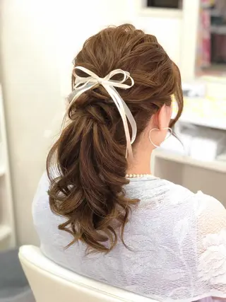 ヘアアレンジ laera 佐藤のヘアスタイル
