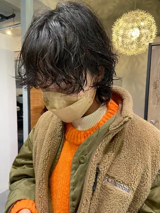 ショート パーマ ヘアアレンジ 田中 あやなのヘアスタイル