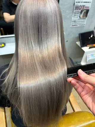 ロング カコ/レイヤーカット ヘアアレンジのヘアスタイル