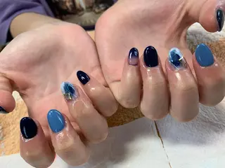 ネイル rukianail 新里のネイルデザイン