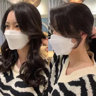 ロング カラー 韓国ヘア特化型美容師 カワノマイ🇰🇷のヘアスタイル