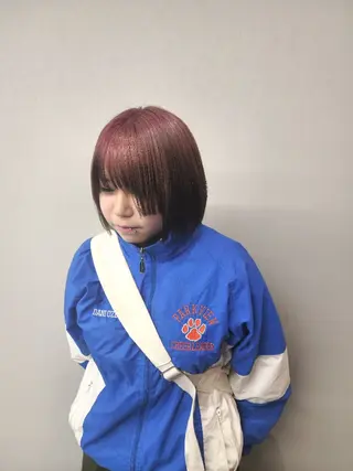 カラー ミディアム 片岸 信征のヘアスタイル