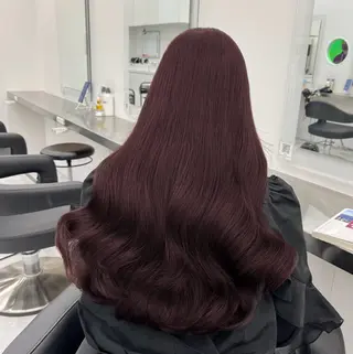 ロング カラー ヘアアレンジ 🎀Nanako🦢 暖色girly🪽‪のヘアスタイル