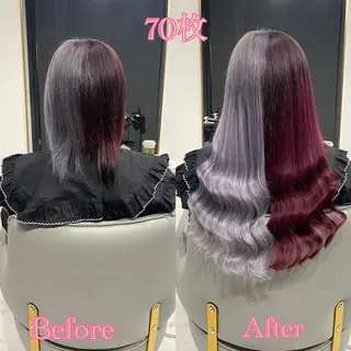 ショート シールエクステ ♡SAORI♡のヘアスタイル