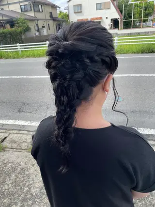 ヘアアレンジ hair  make echo所属・hair make echo滿木あい花のヘアスタイル