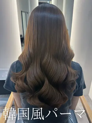 ロング 韓国風パーマ/ 韓国ヘア/大森千寛のヘアスタイル