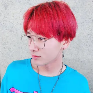 カラー メンズ ショートボブ /綾華のヘアスタイル