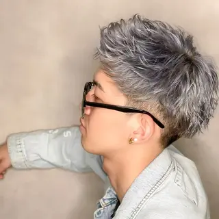 ショート カラー メンズ 革命🔥ツイスパ/フ ェザー特化SHOTAのヘアスタイル