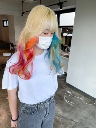 ロング ハイトーン/レイヤー /ケアブリーチ石川治のヘアスタイル