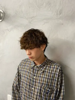 パーマ メンズ メンズサロン【LOSS】所属・【LOSS】 rintaroのヘアスタイル