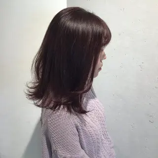 セミロング やまぐち まりんのヘアスタイル