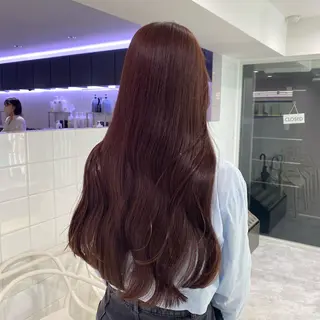 ロング カラー パーマ ヘアアレンジ メンズ キッズ ネイル マツエク・マツパ アイブロウ Lumo所属・💖横浜ブリーチなし 💖MIHOのヘアスタイル