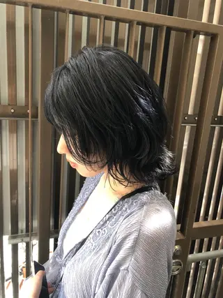 ミディアム カラー 美髪改善・ストレート 🌿エクステ/カンジのヘアスタイル