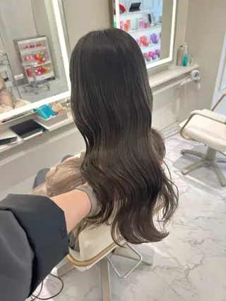 ロング カラー ParveMix🍀 藤原愛未のヘアスタイル