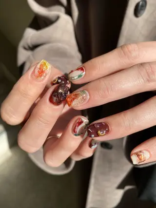 ネイル 草加ニュアンスネイル 🌚hersのネイルデザイン