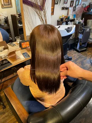 ロング 飯田 実歩(じっぽ)のヘアスタイル