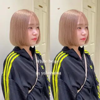 ミディアム カラー エクステ/ハイトーン 🐏☁️miminaのヘアスタイル