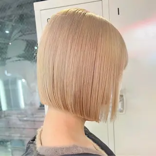 ショート カラー ヘアアレンジ 海外/ハイトーン🪽 ☯️ami☯️のヘアスタイル