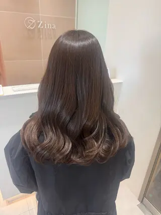 ミディアム funa/京都河原町 /艶髪/暖色のヘアスタイル