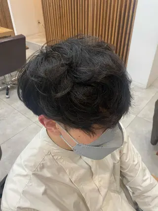 ミディアム パーマ mio/⭐︎ ブリーチ指名No.1のヘアスタイル