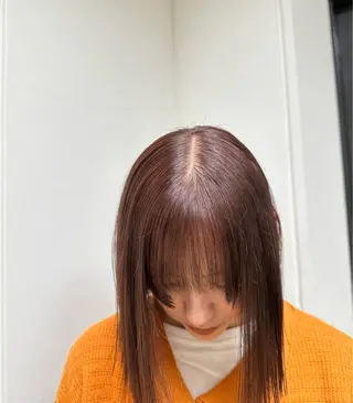 ミディアム cie所属・ふくし りこのヘアスタイル
