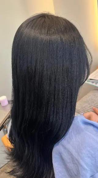 セミロング 中野渡 真利那のヘアスタイル