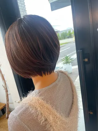 ショート カラー SANDRO所属・SANDRO eno☺︎のヘアスタイル