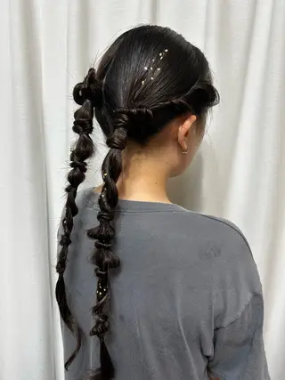 ヘアアレンジ miu ハイライト/一宮のヘアスタイル