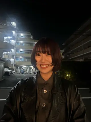 ミディアム 長野 恵のヘアスタイル
