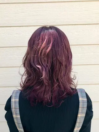 セミロング カラー RUBEUS【ルベウス】所属・✨艶々カラー🎨 杉本賢人のヘアスタイル