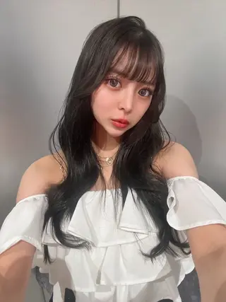 セミロング カラー レイヤー×髪質改善 店長安藤光司🇰🇷のヘアスタイル