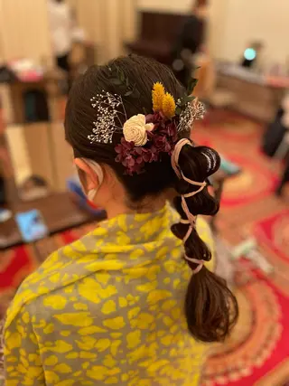 セミロング 六本木/ヘアセット /hairmakeのヘアスタイル