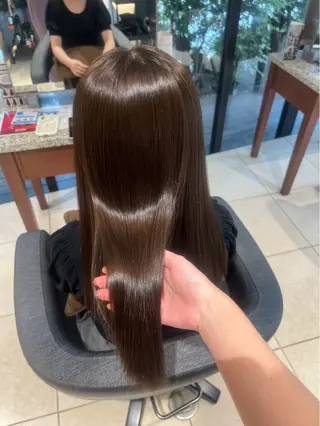 ロング 坂本 聖奈のヘアスタイル