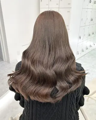 カラー 冬のトレンド美髪🪽 韓国ヘア🪽銀座のヘアスタイル