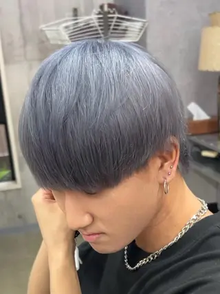 ミディアム 👑パーマの王様👑 【メンズ専門店】のヘアスタイル