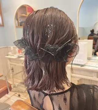 ショート ヘアアレンジ 谷本 萌のヘアスタイル