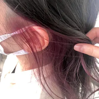 セミロング カラー beauty: beast 大名店のヘアスタイル