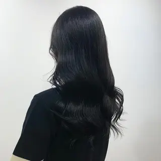 ロング カラー ヘアアレンジ キヨミ 韓国レイヤーカットのヘアスタイル