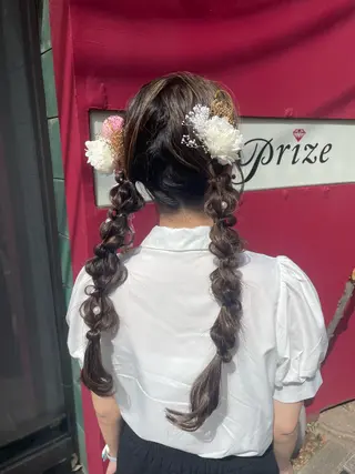 ロング ヘアセット/艶カラー ♡Ayaka♡のヘアスタイル