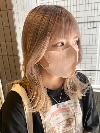 ミディアム カラー 野町好花 レイヤー/髪質改善のヘアスタイル