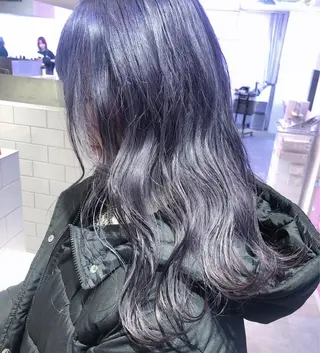 ロング カラー 透明感カラー× レイヤーカット✨高梨のヘアスタイル