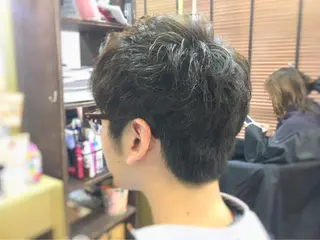 パーマ メンズ ツイスパ・波巻き 🩵片平和香奈のヘアスタイル