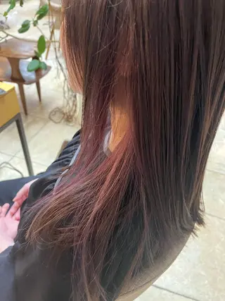 セミロング カラー 🌱ぱっつとボブカ ット🌱/Ryotaのヘアスタイル