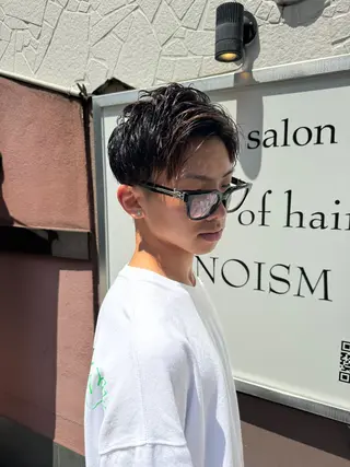 メンズ 梅田/全パーマ特化/ ケアパーマ特化/秋本のヘアスタイル