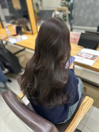 ロング カラー こじま りおのヘアスタイル