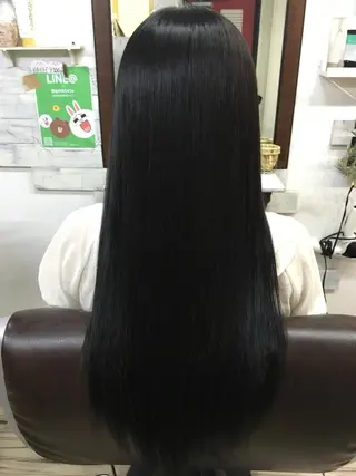 ロング カラー 櫛引 健太のヘアスタイル