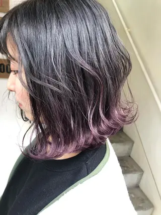 ミディアム カラー 舘野 太嘉宏のヘアスタイル